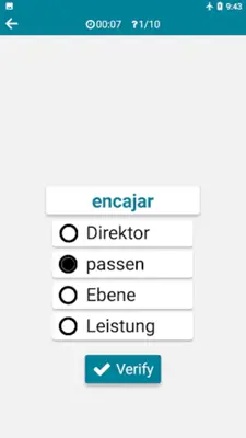 Spanish - German android App screenshot 3