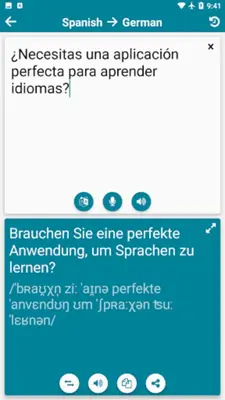 Spanish - German android App screenshot 5